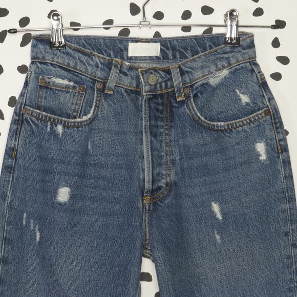 Boyish City Lights Billy High Rise Distressed Skinny Jeans - Picture 4 of 14